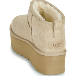 Sale UGG - W CLASSIC ULTRA MINI PLATFORM Beige