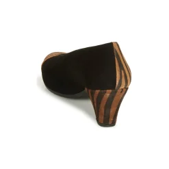 Discount Wonders - I7601-ZEBRATO-CUERO-ANTE-NEGRO Marron