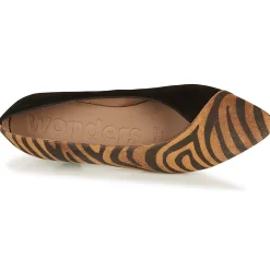 Discount Wonders - I7601-ZEBRATO-CUERO-ANTE-NEGRO Marron