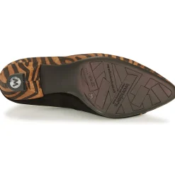 Discount Wonders - I7601-ZEBRATO-CUERO-ANTE-NEGRO Marron